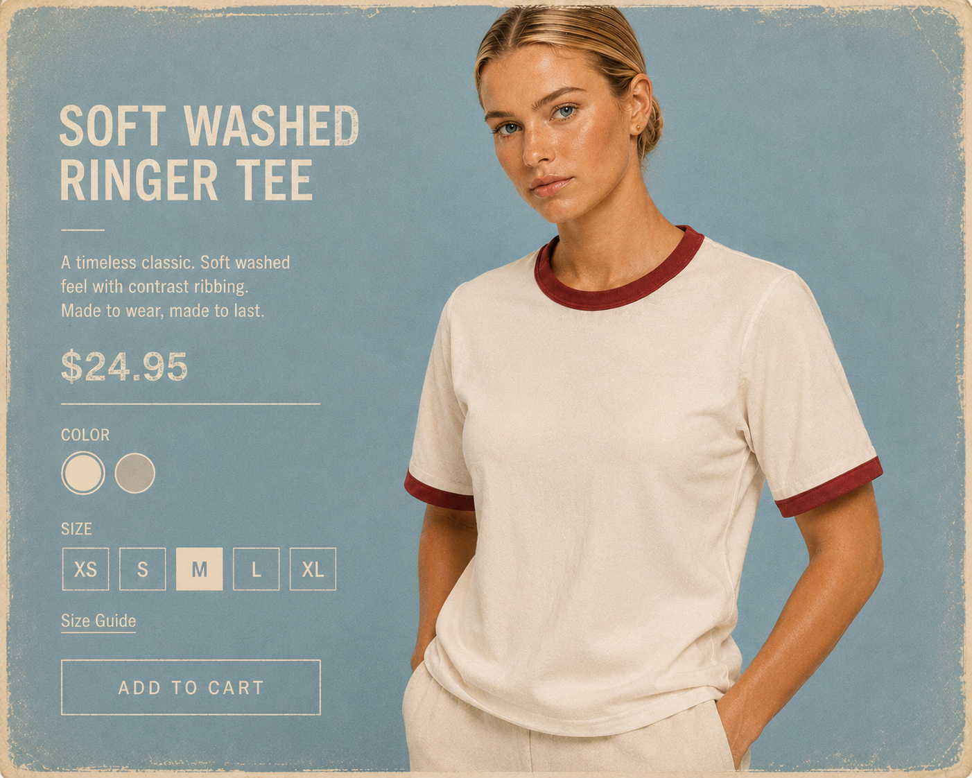 Soft Washed Ringer Tee